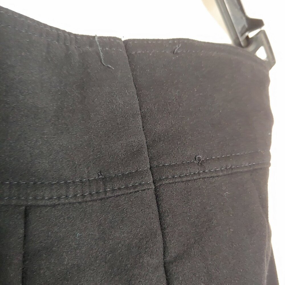Vintage Schoeller Skifans Ski Snow Pants Woman 6 Stirrup Black Wool Blend Winter - Picture 11 of 12